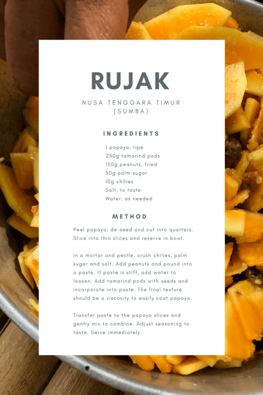 Rujak Recipe Card